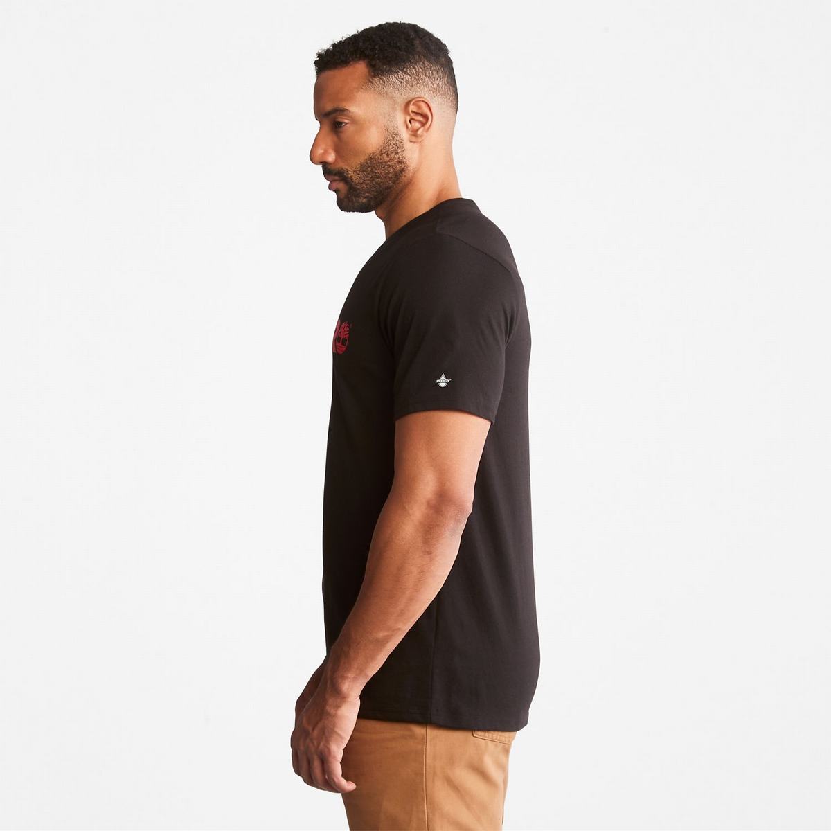 Timberland T Shirts Herre Sort | FKHA91637