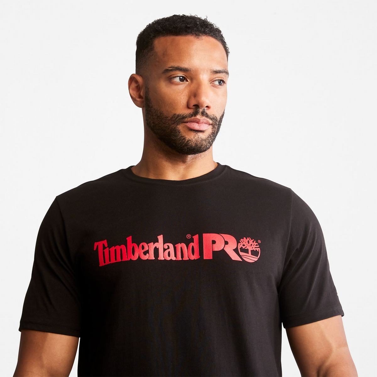 Timberland T Shirts Herre Sort | FKHA91637