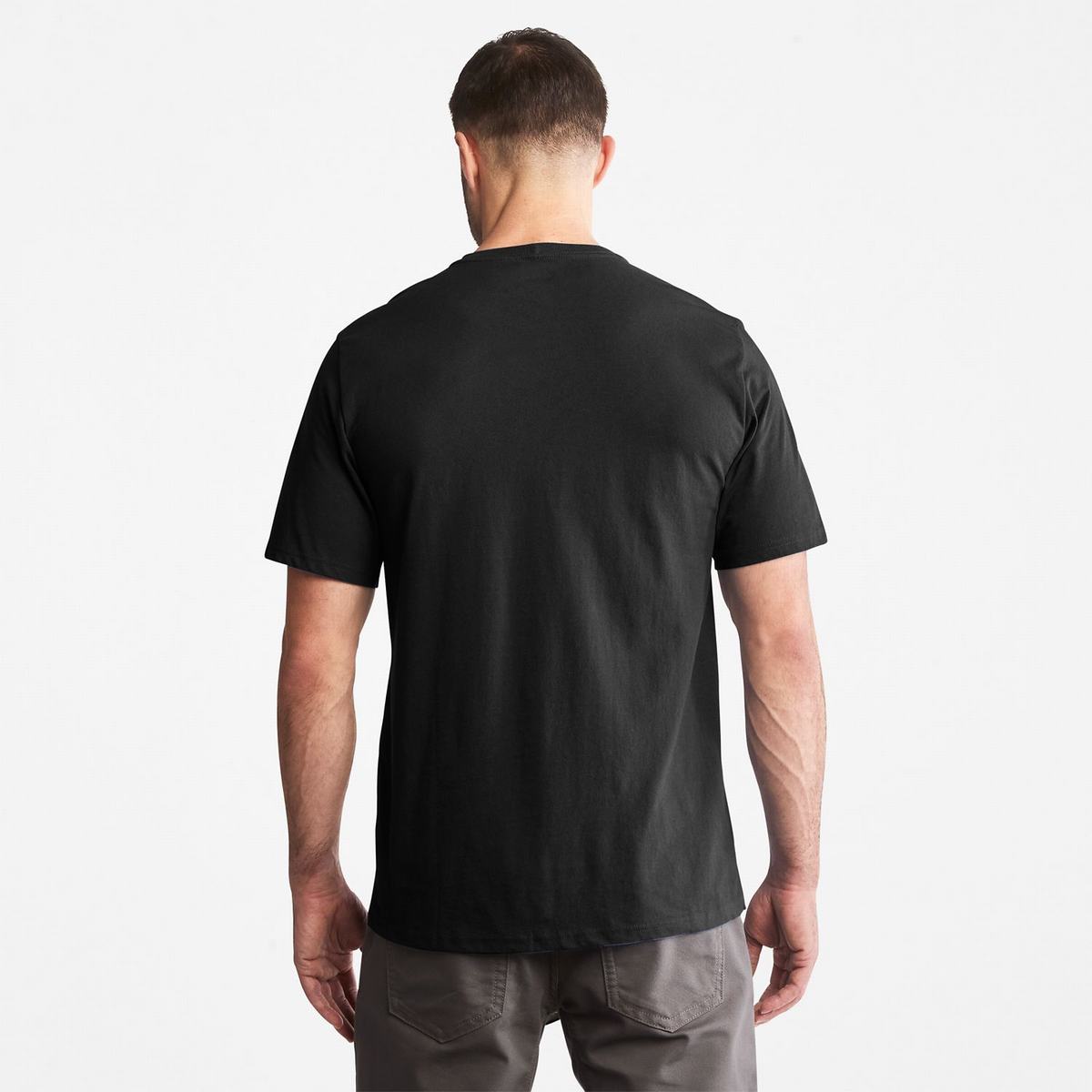 Timberland T Shirts Herre Sort | NTWJ98463