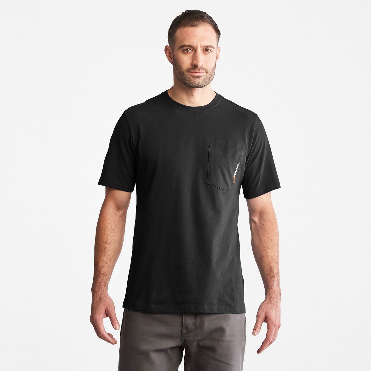 Timberland T Shirts Herre Sort | NTWJ98463