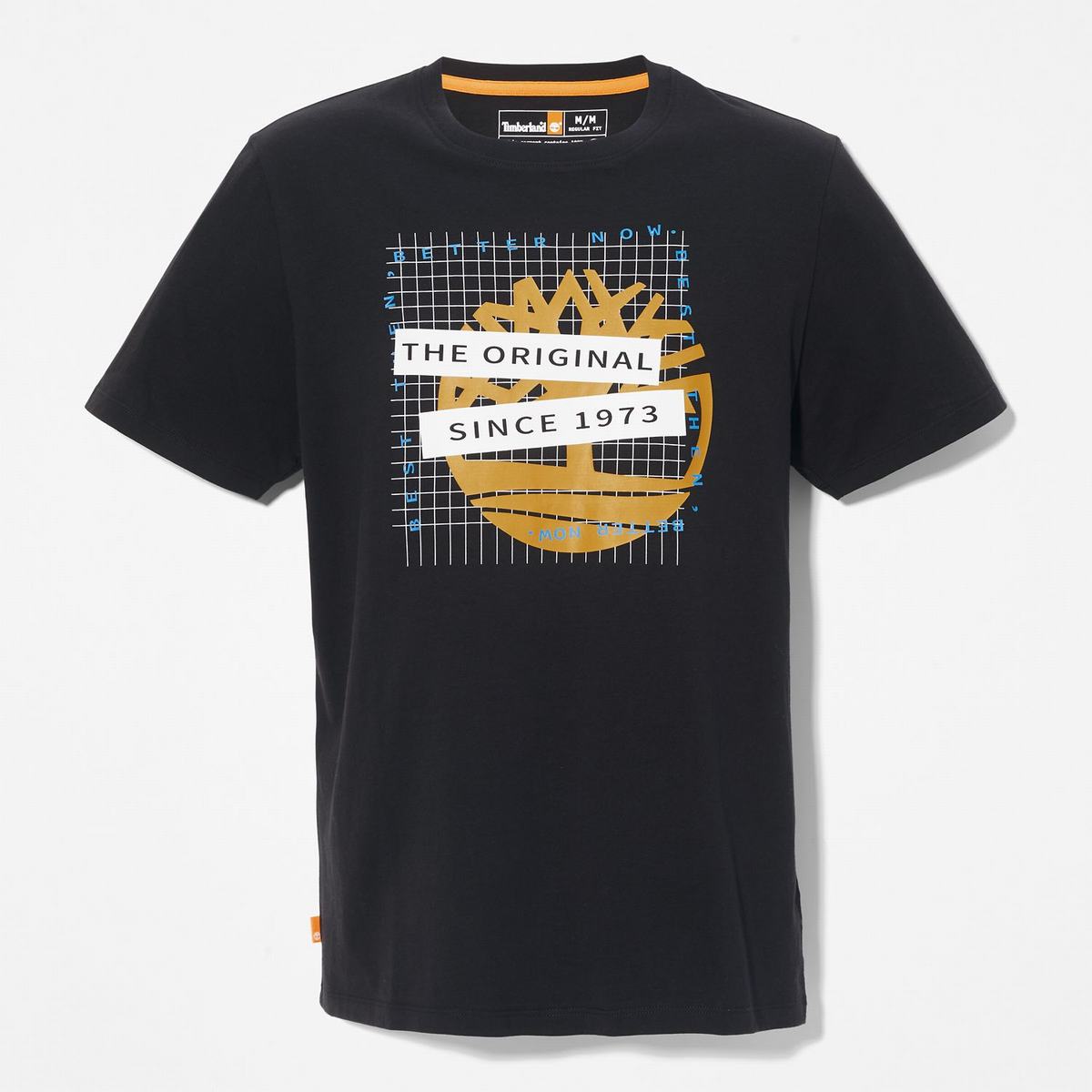 Timberland T Shirts Herre Sort | OSVY13260