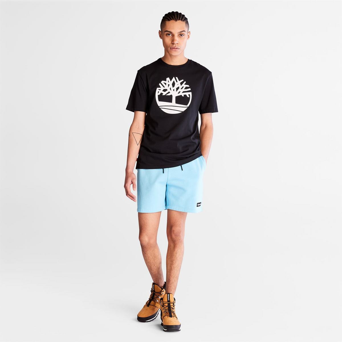 Timberland T Shirts Herre Sort | UCJZ64371