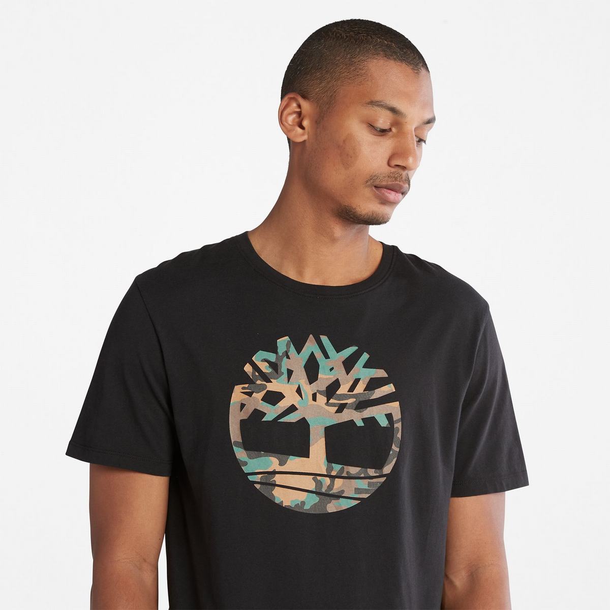 Timberland T Shirts Herre Sort | VGHC51406