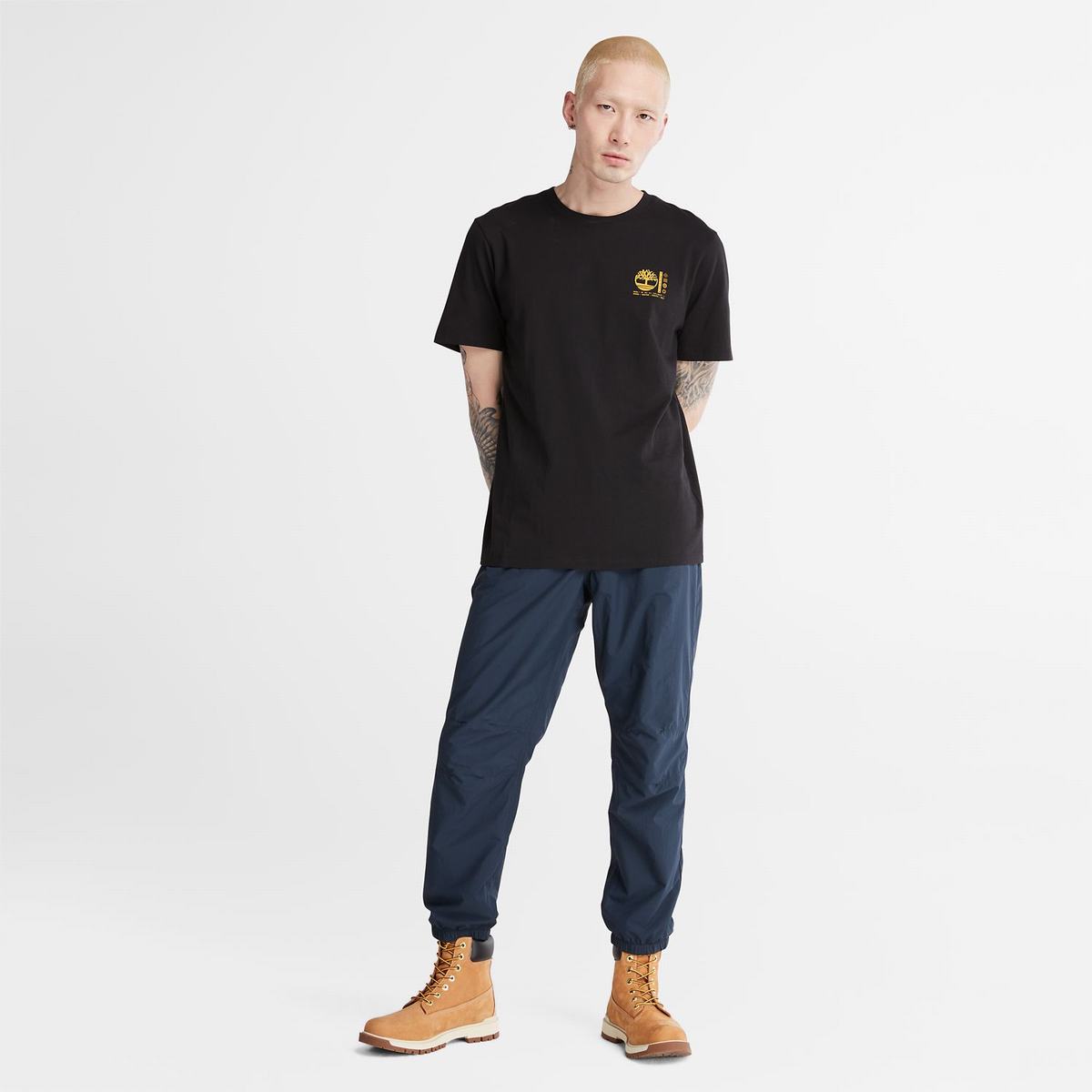 Timberland T Shirts Herre Sort | WMEP08693