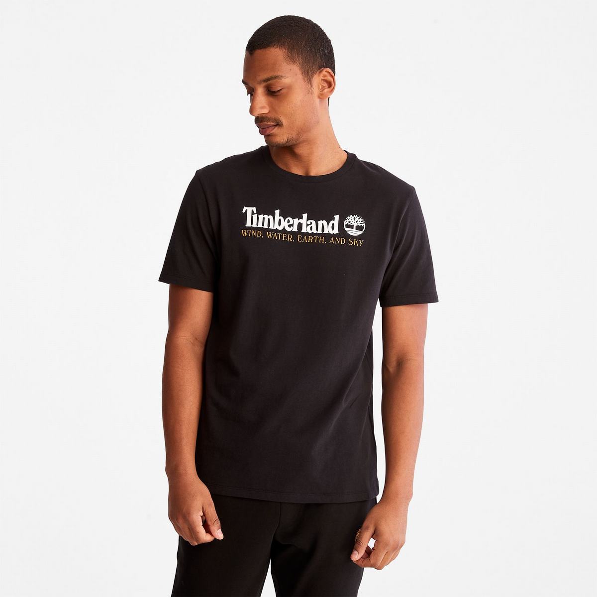 Timberland T Shirts Herre Sort | YCPE52817