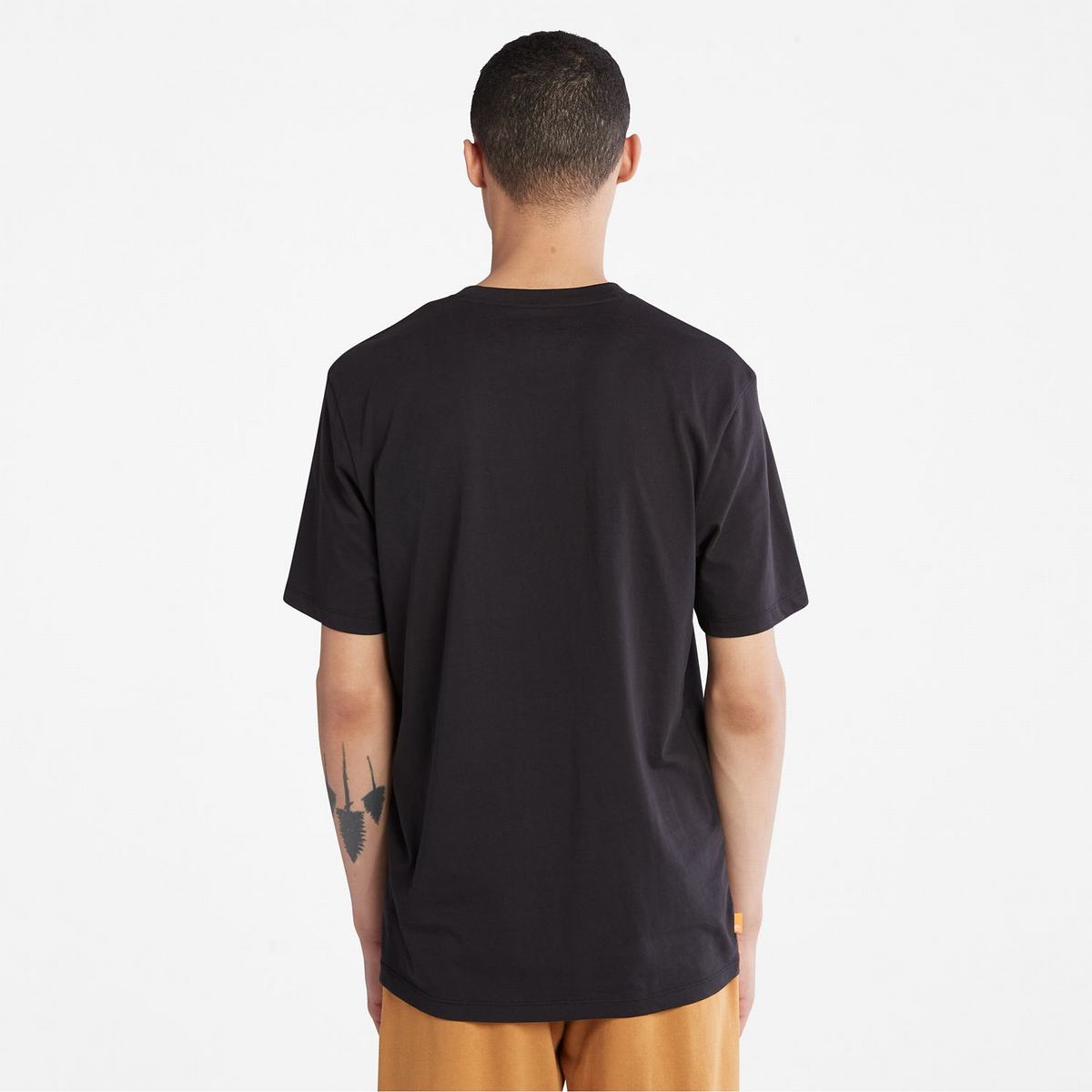 Timberland T Shirts Herre Sort | ZYLW76058