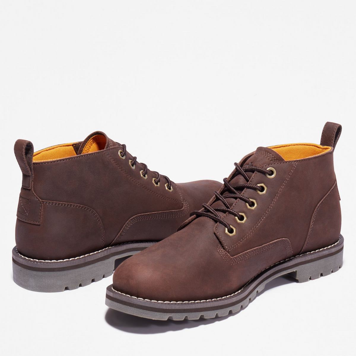 Timberland Vandtætte Boots Chukka Støvler Herre Mørkebrune | CWFB32648