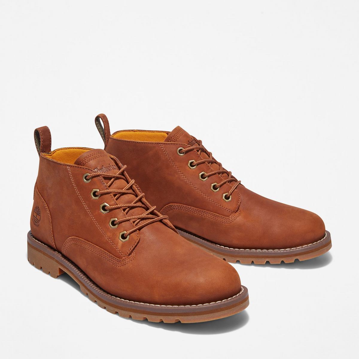 Timberland Vandtætte Boots Chukka Støvler Herre Brune | FQPU86932