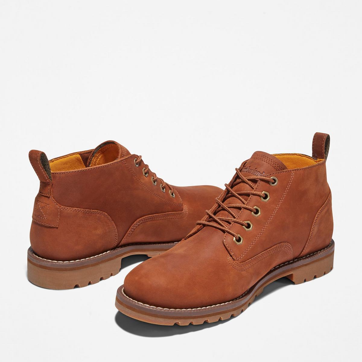 Timberland Vandtætte Boots Chukka Støvler Herre Brune | FQPU86932