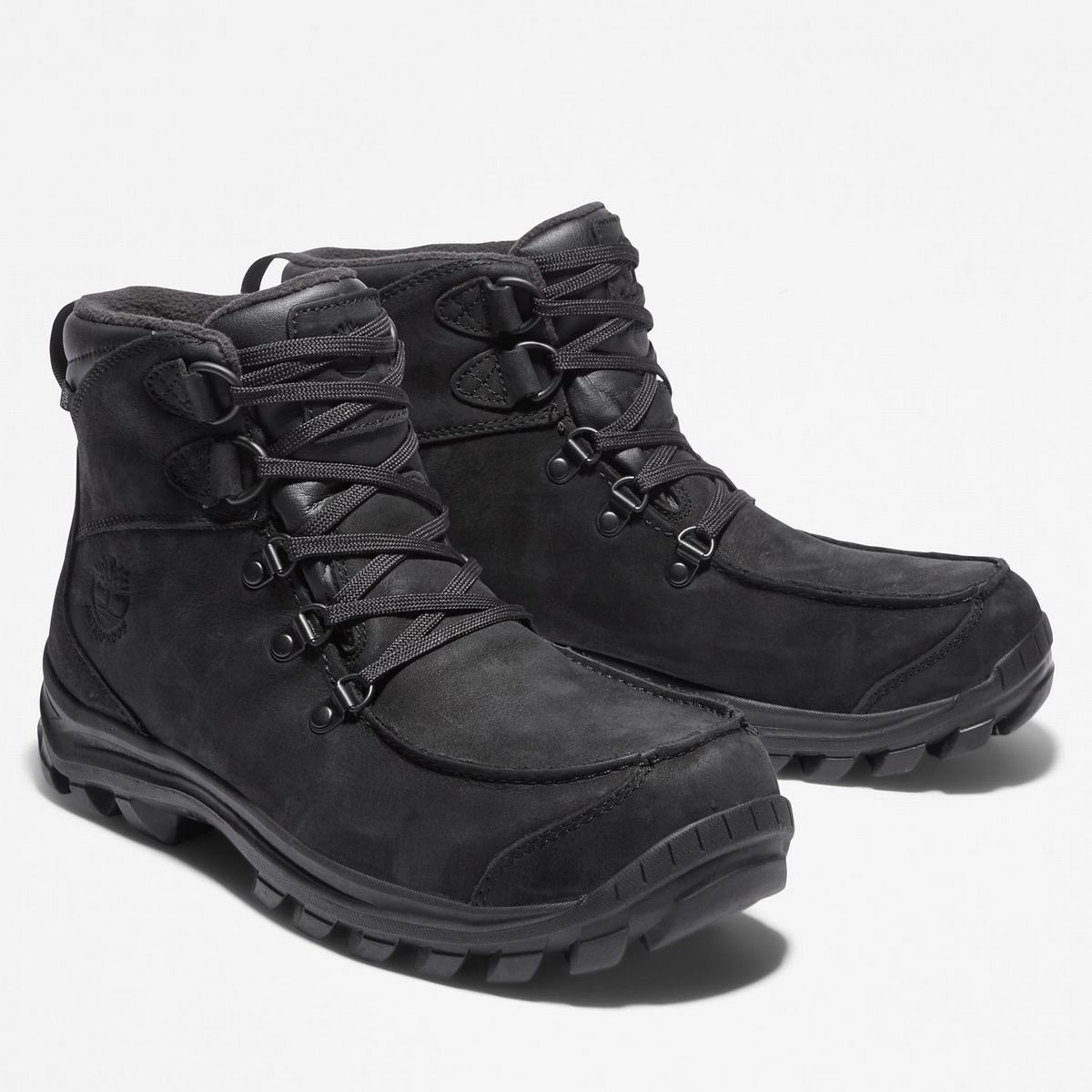 Timberland Vandtætte~Vandre Boots Vandrestøvler Herre Sort | ADQS70693