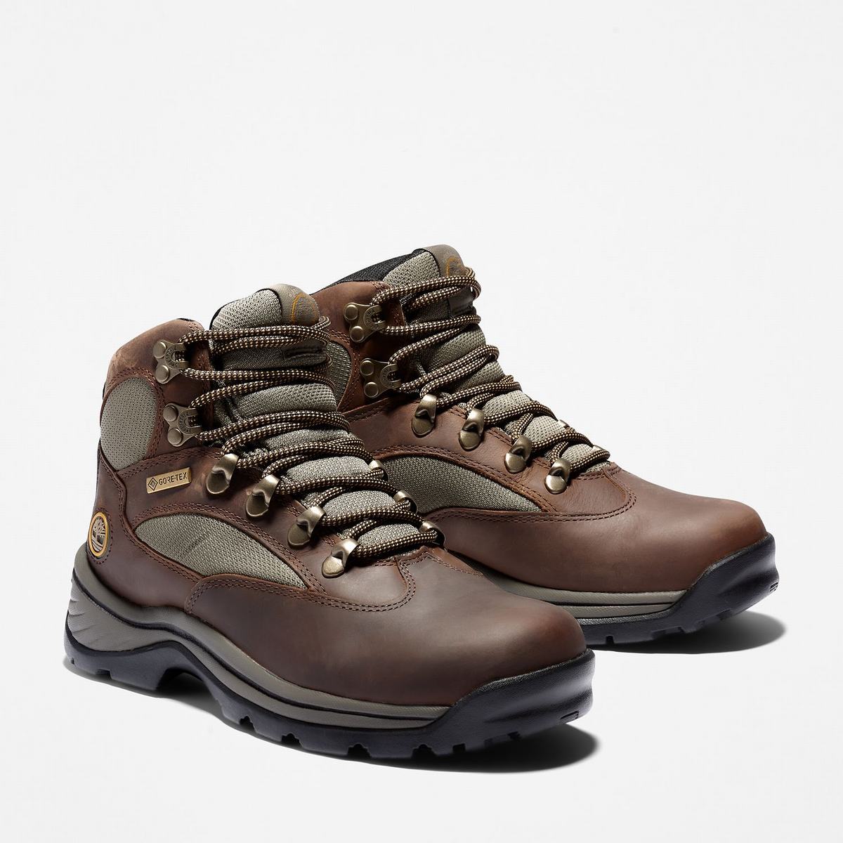 Timberland Vandtætte~Vandre Boots Vandrestøvler Dame Mørkebrune Grøn | DWJR75610