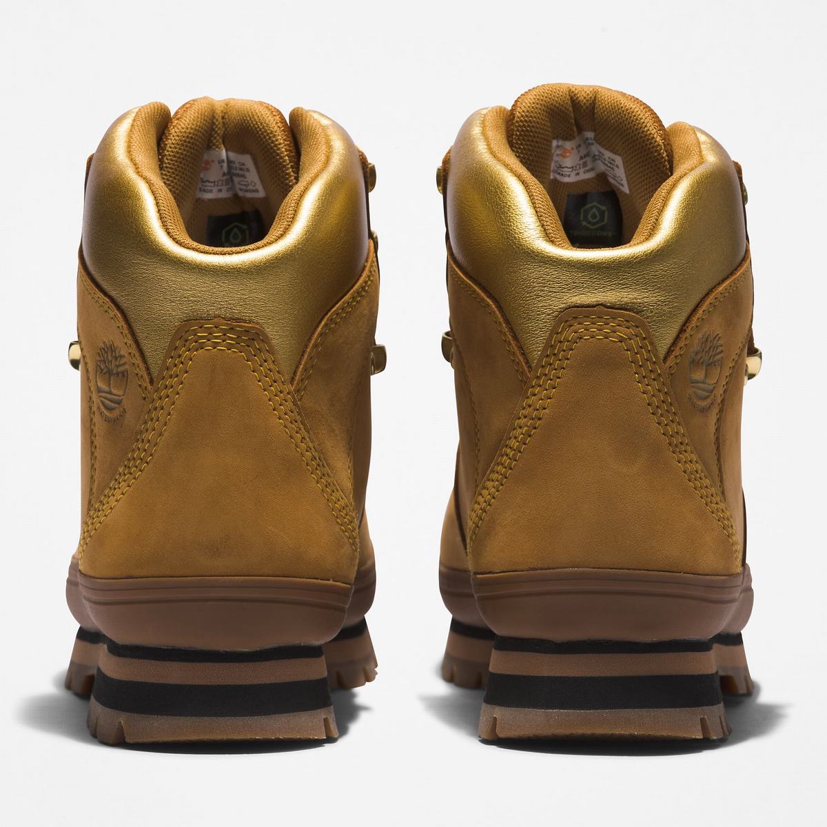 Timberland Vandtætte~Vandre Boots Vandrestøvler Dame Brune Guld | KLPX63970