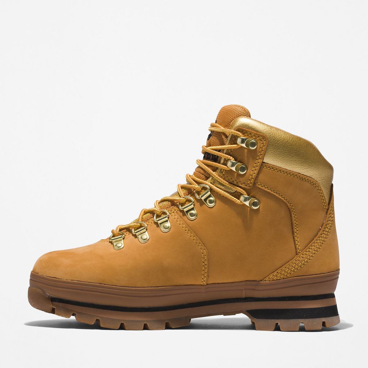 Timberland Vandtætte~Vandre Boots Vandrestøvler Dame Brune Guld | KLPX63970