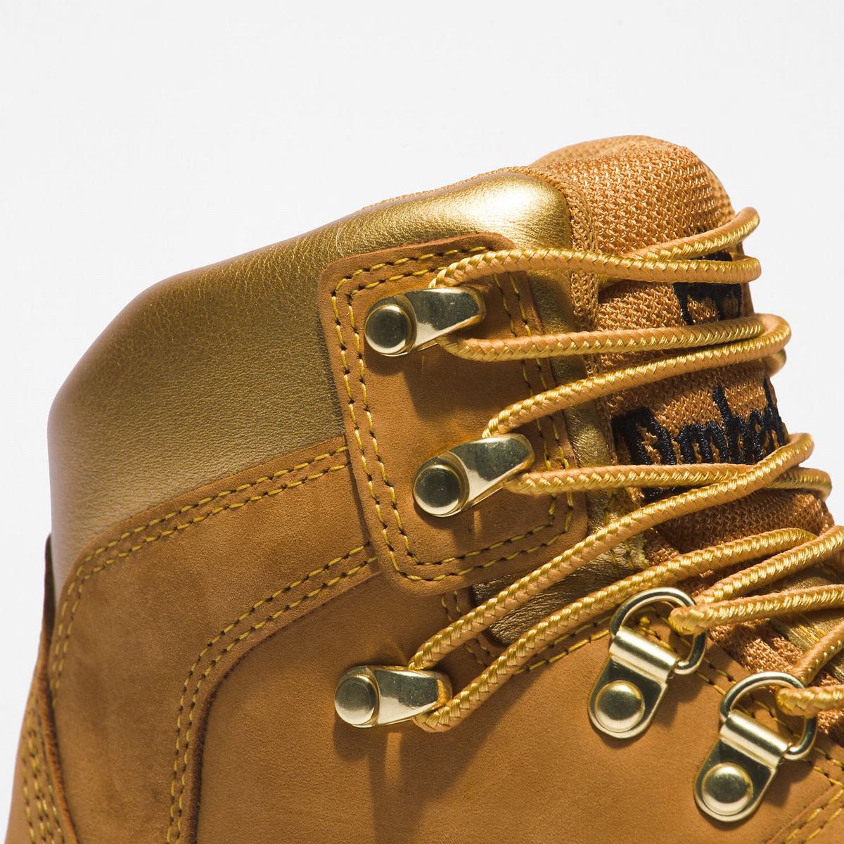 Timberland Vandtætte~Vandre Boots Vandrestøvler Dame Brune Guld | KLPX63970