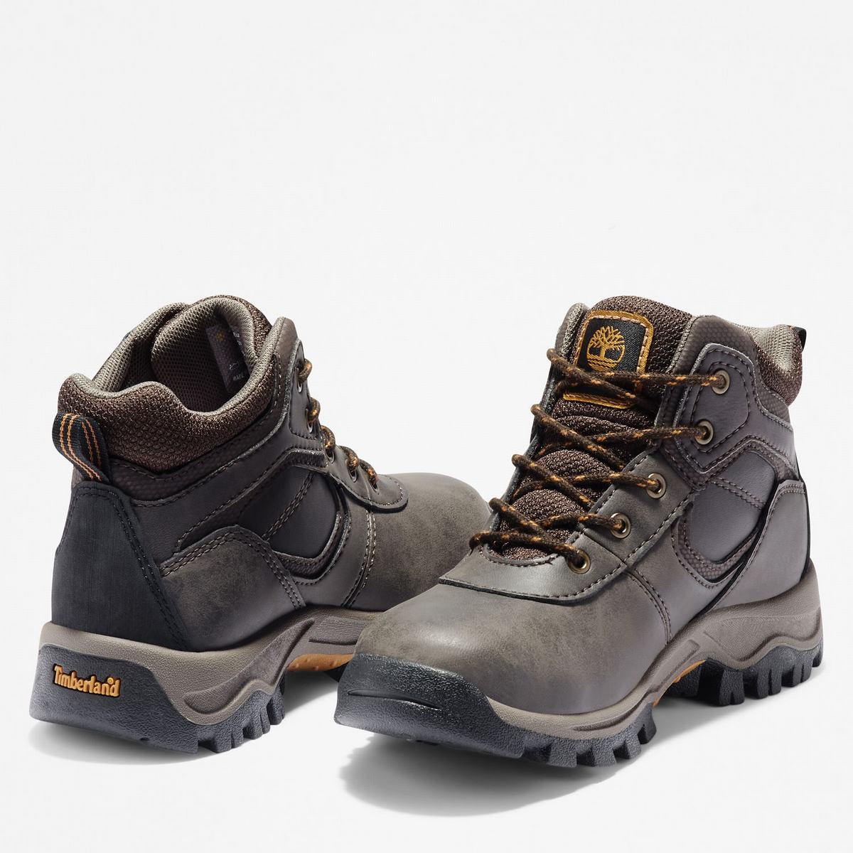 Timberland Vandtætte~Vandre Boots Vandrestøvler Børn Mørkebrune | YWQF05921