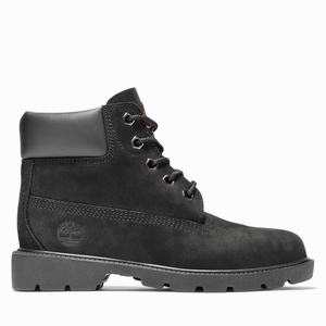 Timberland 6-Inch Boots~Vandtætte Vandtætte Støvler Børn Sort | IYLP20934