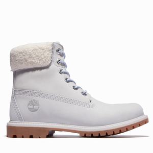 Timberland 6-Inch Boots~Vandtætte Vandtætte Støvler Dame Grå | KPFJ57306