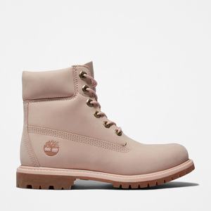 Timberland 6-Inch Boots~Vandtætte Vandtætte Støvler Dame Lyselyserød | ONWG20349