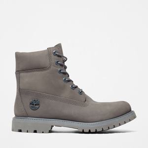 Timberland 6-Inch Boots~Vandtætte Vandtætte Støvler Dame Grå | UROJ90153