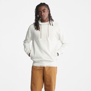 Timberland Sweatshirts Herre Hvide | ALCD69473