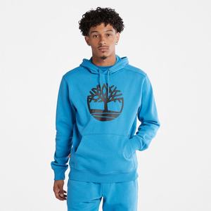 Timberland Sweatshirts Herre Lyseblå Sort | GSLQ76103