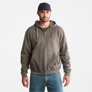 Timberland Sweatshirts Herre Mørkegrå Hvide | UADL10589