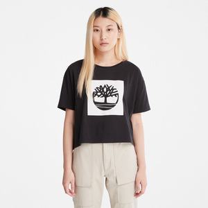 Timberland T Shirts Dame Sort | XKIC38170