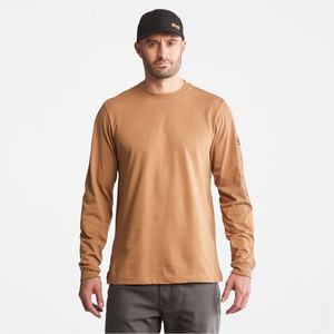 Timberland T Shirts Herre Brune | AFGE15486