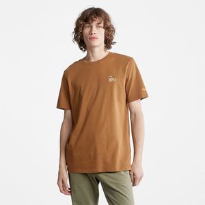 Timberland T Shirts Herre Brune | HBOJ20863