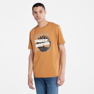 Timberland T Shirts Herre Brune | UETW50946