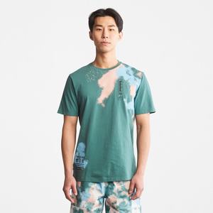 Timberland T Shirts Herre Dyb Grøn | YMKS93671