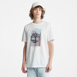 Timberland T Shirts Herre Hvide | EULX15490