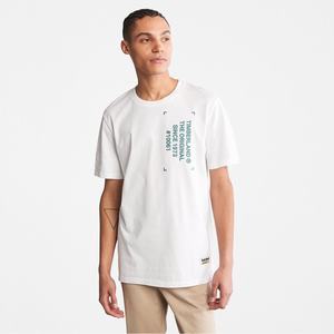 Timberland T Shirts Herre Hvide | IFVH50283