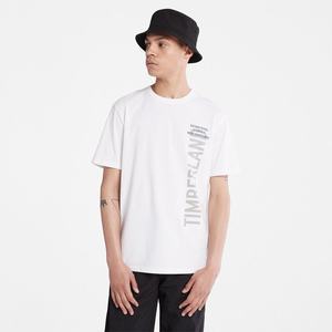 Timberland T Shirts Herre Hvide | VRMN54201