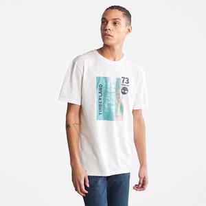 Timberland T Shirts Herre Hvide | VZFY86524