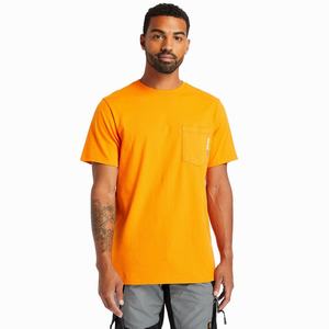 Timberland T Shirts Herre Orange | GWJY82653