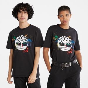 Timberland T Shirts Herre Sort | BHSJ42096